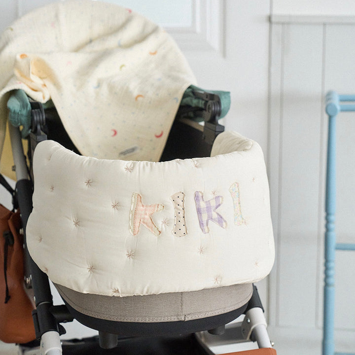 ※予約販売【noutti】Patchwork Name Stroller Guard