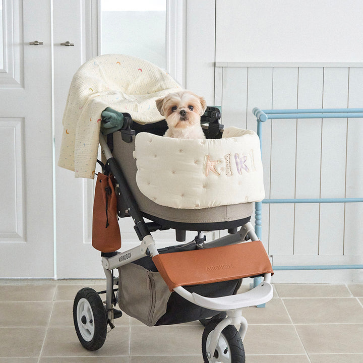 ※予約販売【noutti】Patchwork Name Stroller Guard