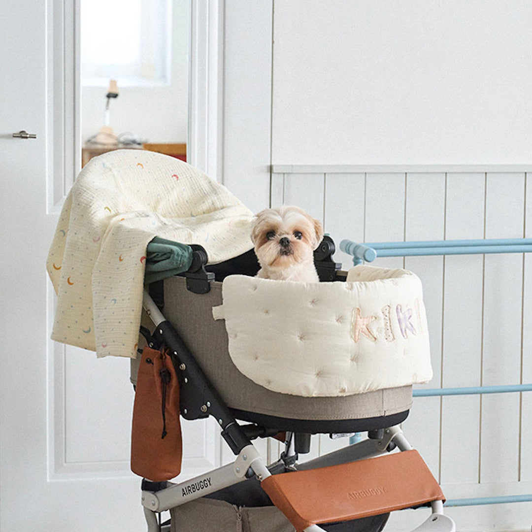 ※予約販売【noutti】Patchwork Name Stroller Guard