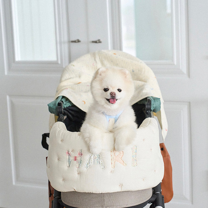※予約販売【noutti】Patchwork Name Stroller Guard