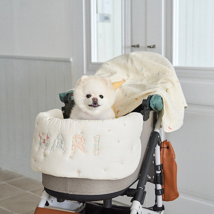 ※予約販売【noutti】Patchwork Name Stroller Guard