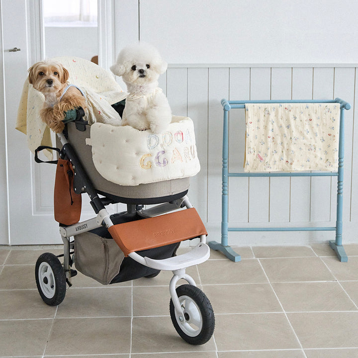 ※予約販売【noutti】Patchwork Name Stroller Guard