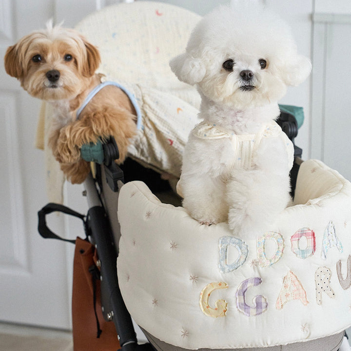 ※予約販売【noutti】Patchwork Name Stroller Guard