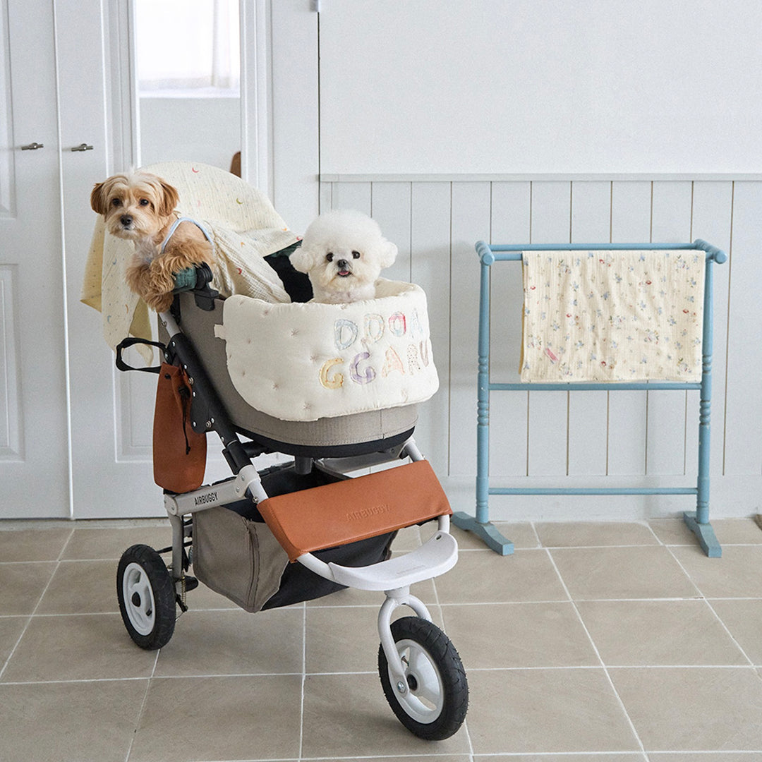 ※予約販売【noutti】Patchwork Name Stroller Guard