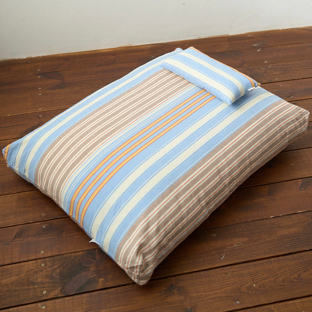 ※予約販売【noutti】Poppy Stripe Cushion（2color）