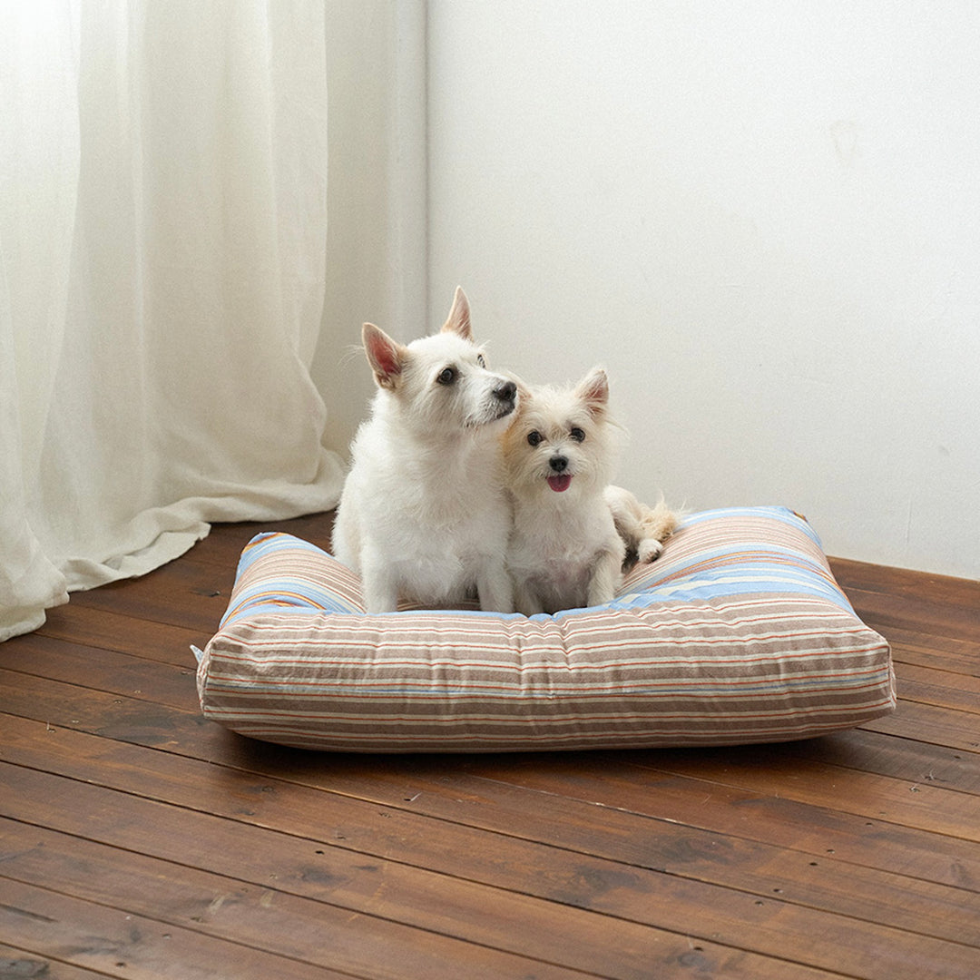 ※予約販売【noutti】Poppy Stripe Cushion（2color）