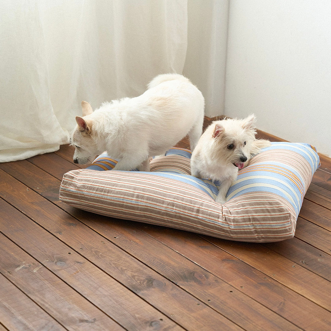 ※予約販売【noutti】Poppy Stripe Cushion（2color）