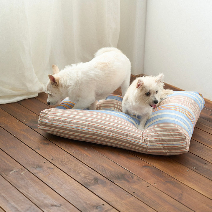 ※予約販売【noutti】Poppy Stripe Cushion（2color）