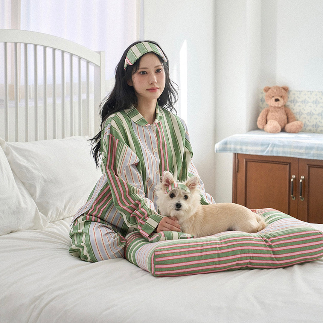 ※予約販売【noutti】Poppy Stripe Cushion（2color）
