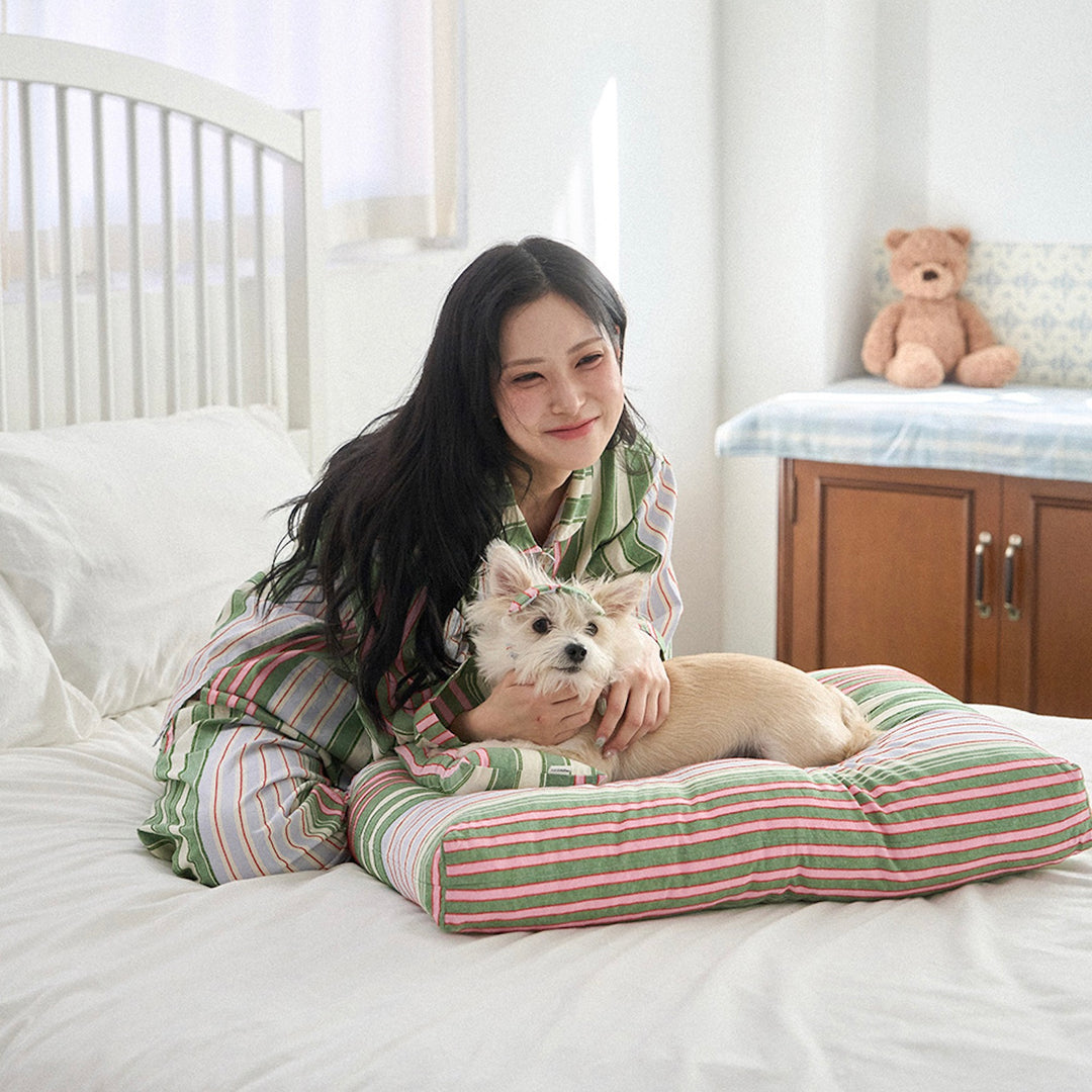 ※予約販売【noutti】Poppy Stripe Cushion（2color）