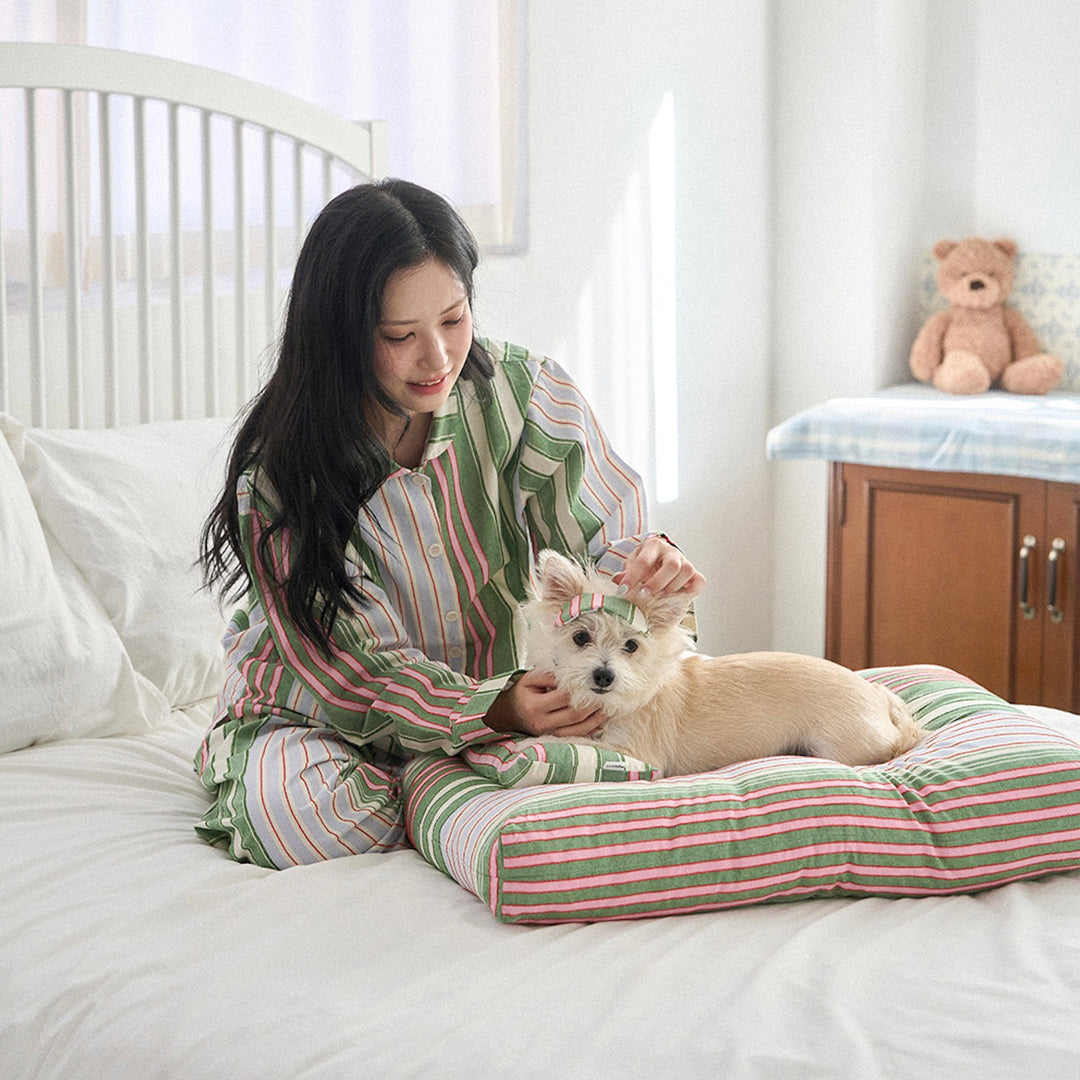 ※予約販売【noutti】Poppy Stripe Cushion（2color）