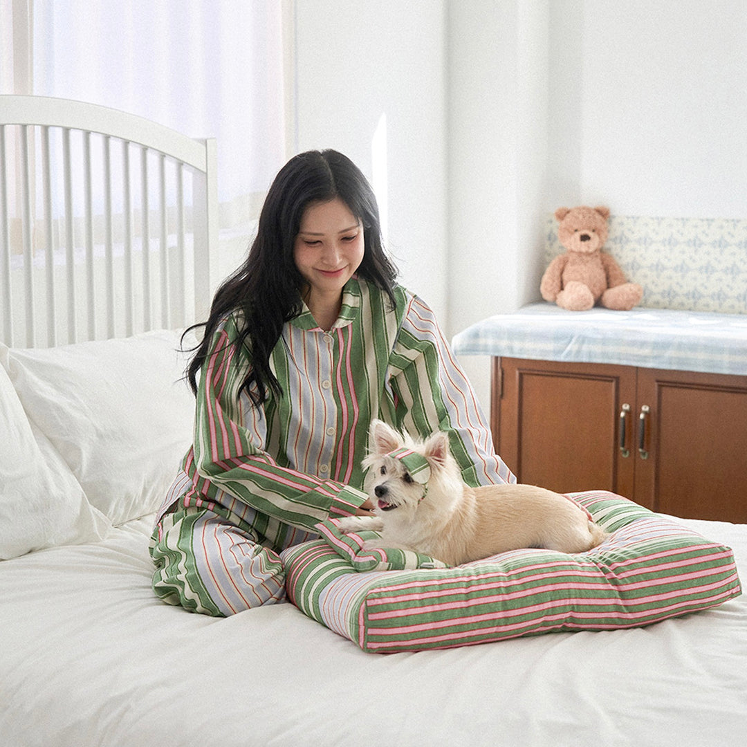 ※予約販売【noutti】Poppy Stripe Cushion（2color）