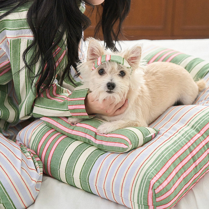 ※予約販売【noutti】Poppy Stripe Cushion（2color）
