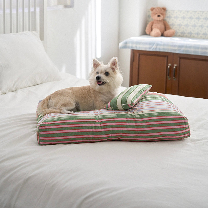 ※予約販売【noutti】Poppy Stripe Cushion（2color）