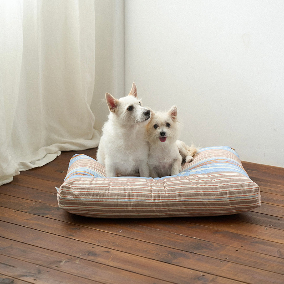 ※予約販売【noutti】Poppy Stripe Cushion（2color）