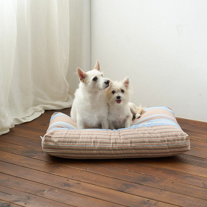 ※予約販売【noutti】Poppy Stripe Cushion（2color）