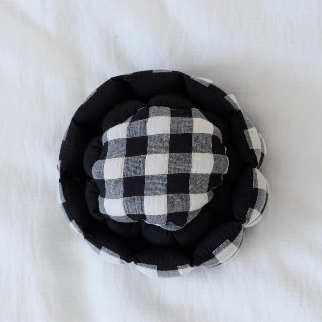 ※予約販売【azalea】Mini Canele Toy（Check Black）