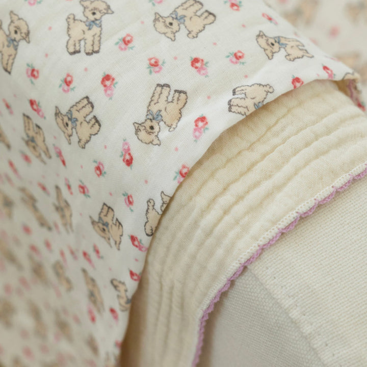 ※予約販売【azalea】Flower Lamb Blanket