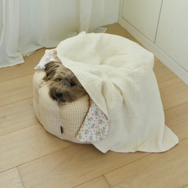 ※予約販売【azalea】Flower Lamb Blanket