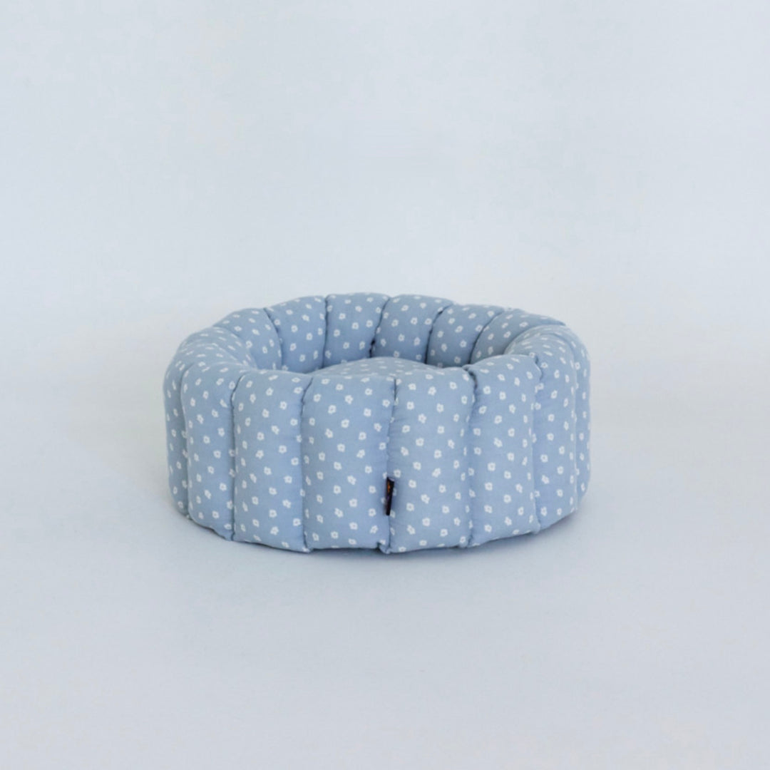 ※予約販売【azalea】Canele Cushion（Blue Flower）
