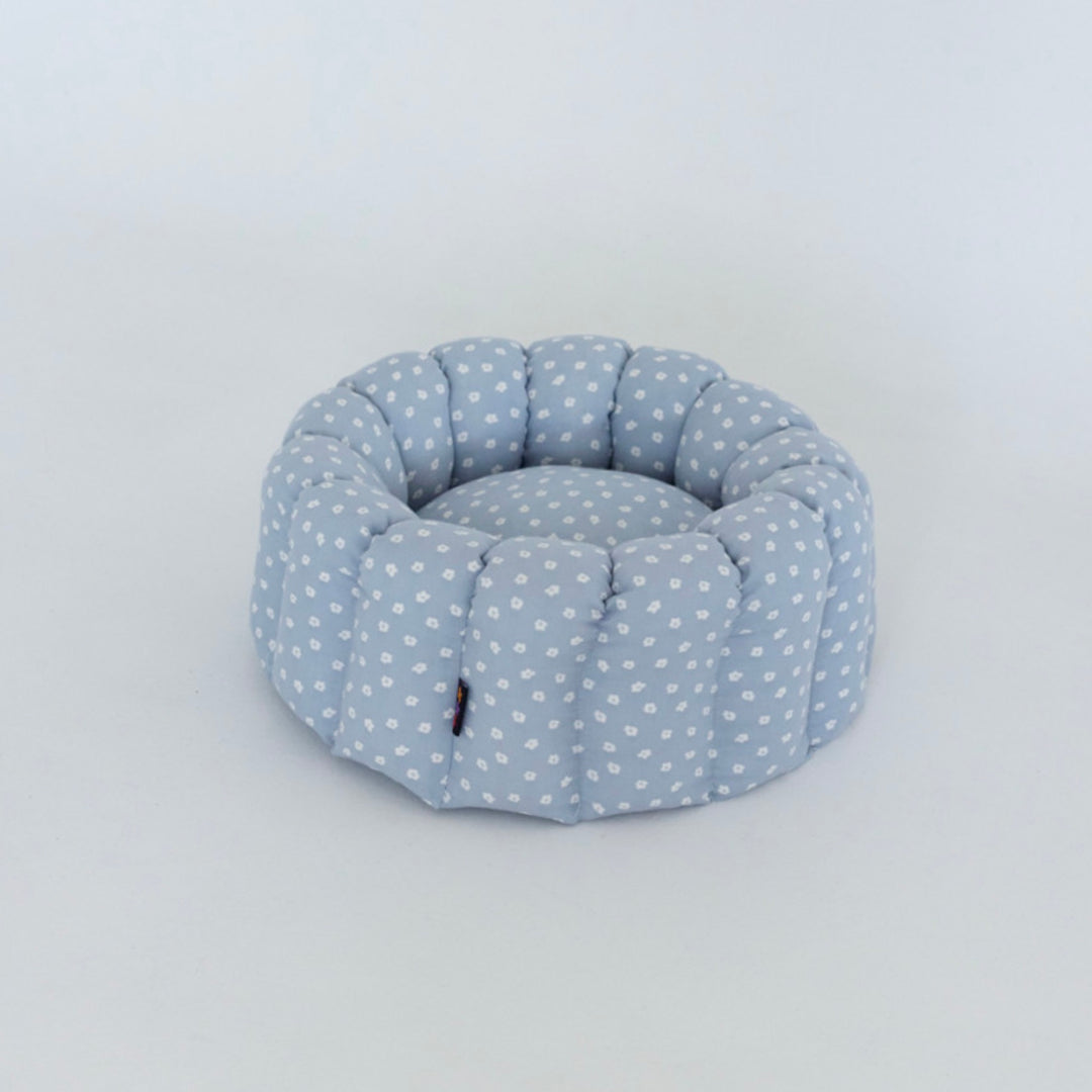 ※予約販売【azalea】Canele Cushion（Blue Flower）