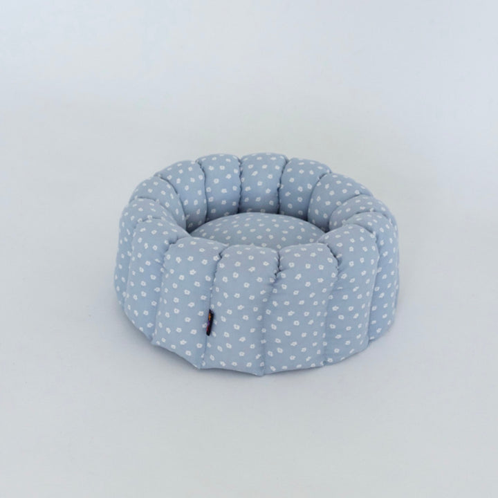 ※予約販売【azalea】Canele Cushion（Blue Flower）
