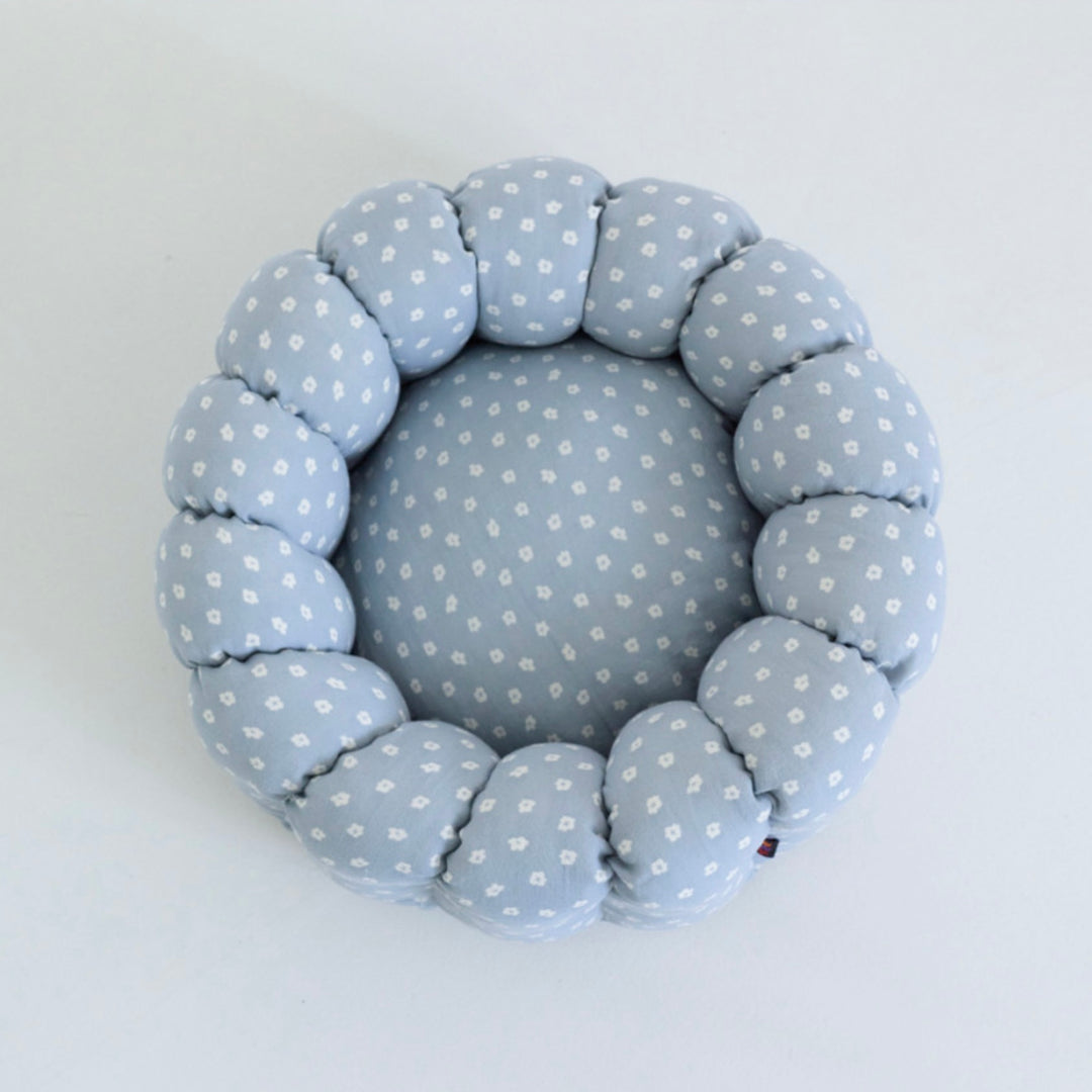 ※予約販売【azalea】Canele Cushion（Blue Flower）