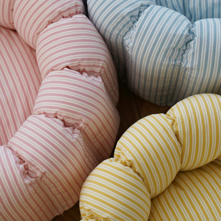 ※予約販売【azalea】Canele Cushion（New Stripe Yellow）