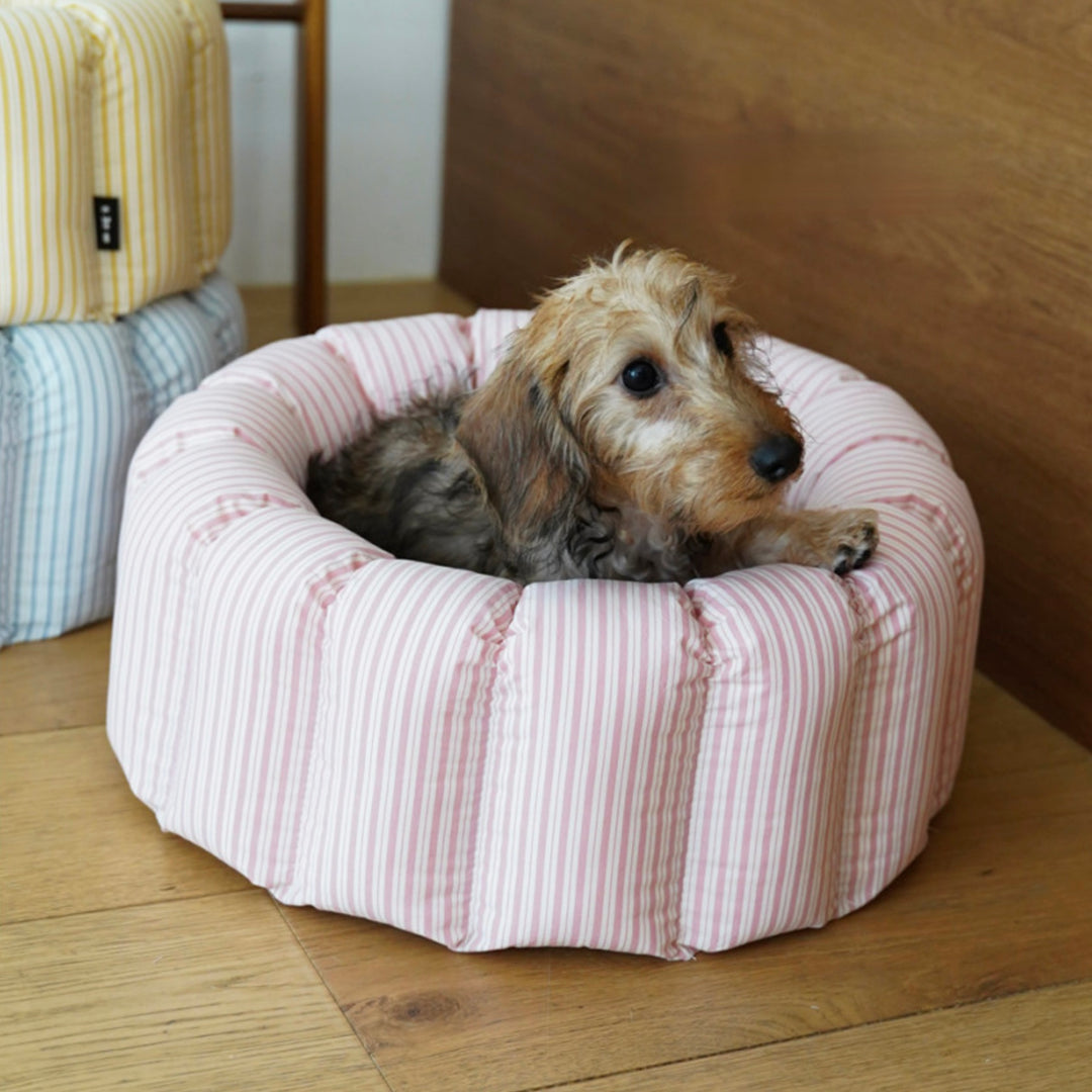 ※予約販売【azalea】Canele Cushion（New Stripe Pink）