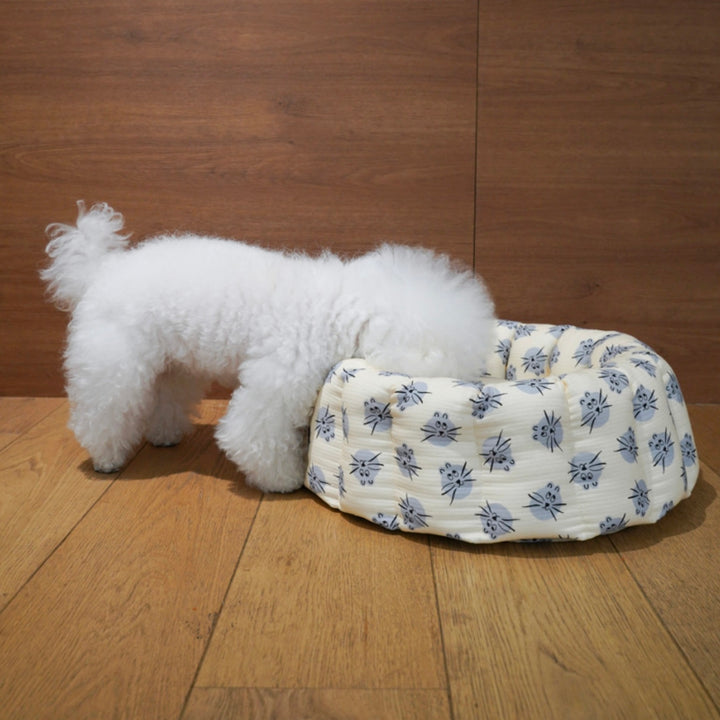 ※予約販売【azalea】Canele Cushion（Meow Cream Cheese）