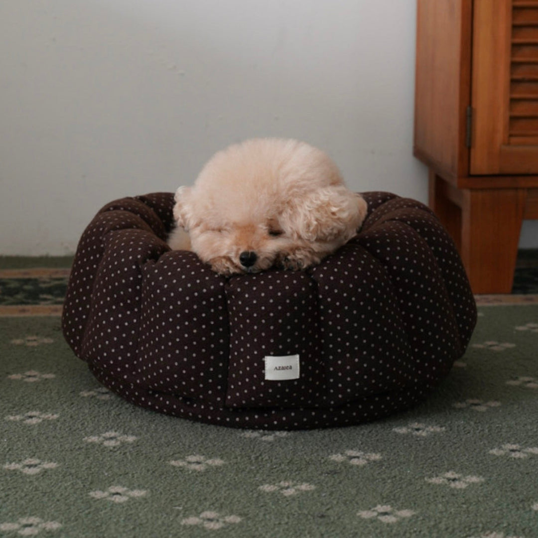※予約販売【azalea】Canele Cushion（Salty Choco）