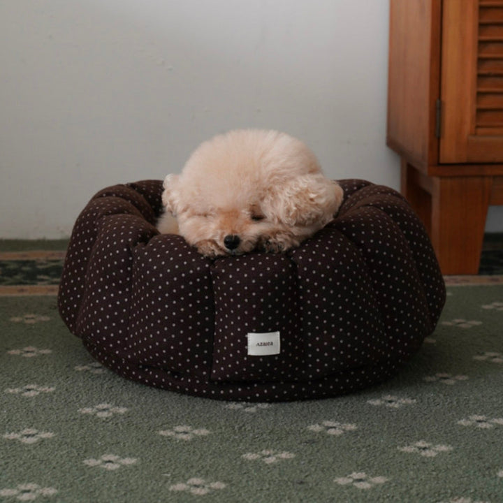 ※予約販売【azalea】Canele Cushion（Salty Choco）