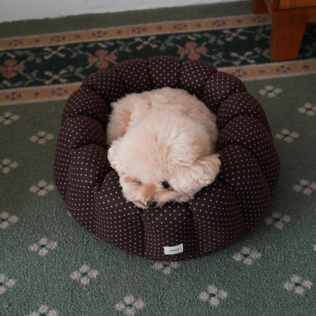 ※予約販売【azalea】Canele Cushion（Salty Choco）