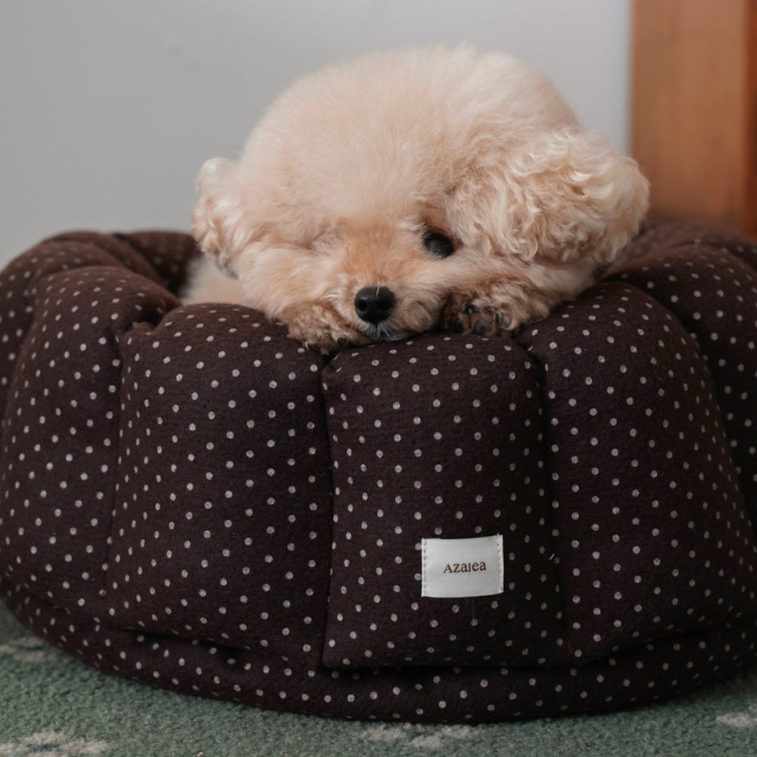※予約販売【azalea】Canele Cushion（Salty Choco）