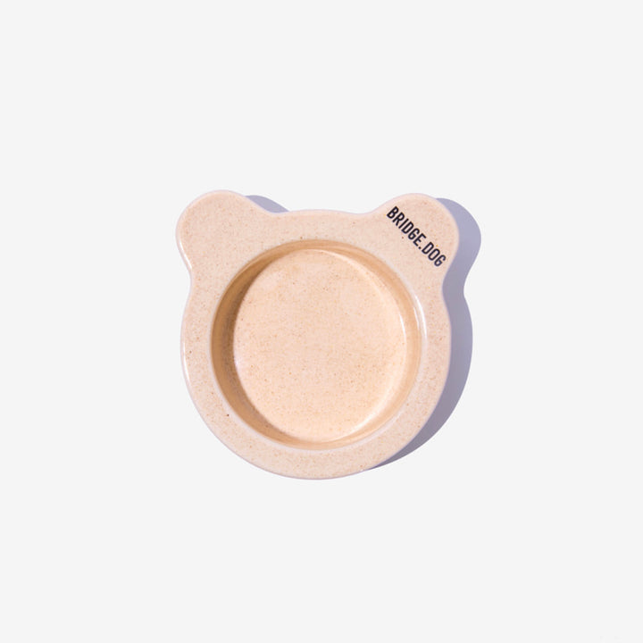※予約販売【BRIDGE.DOG】TOY BEAR BOWL（MAYO BEAR）艶あり