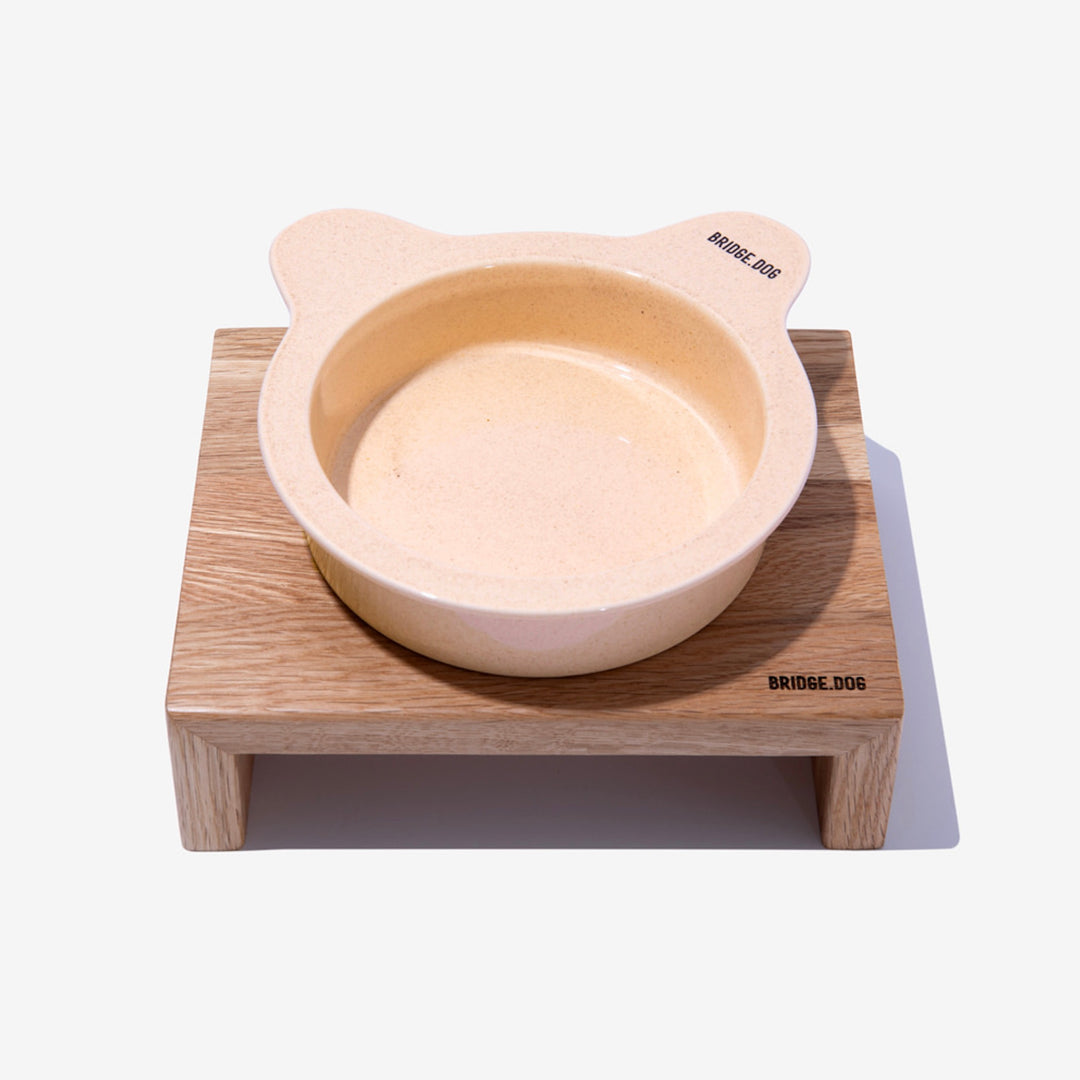 ※予約販売【BRIDGE.DOG】BASIC BEAR BOWL（MAYO BEAR）艶あり