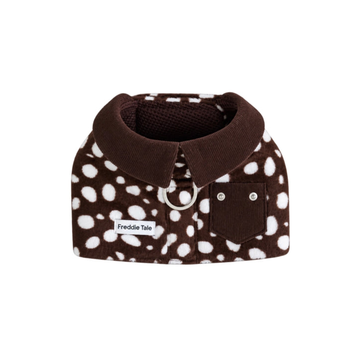 ※予約販売【FREDDIE TALE】Moo Harness（Choco）｜犬用ハーネス