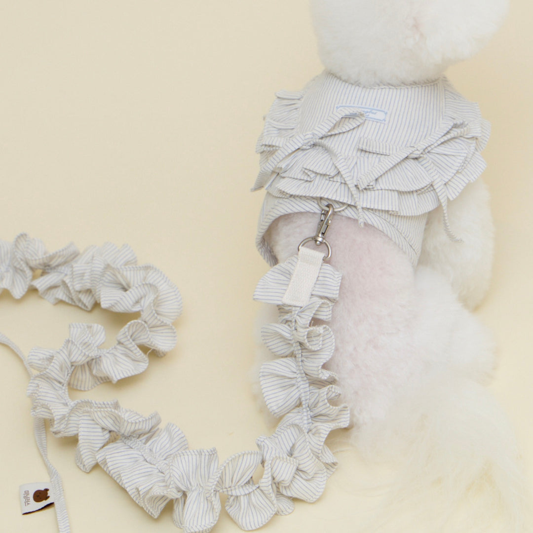 ※予約販売【meaningless】Anna Harness（Stripe Blue）｜犬用ハーネス
