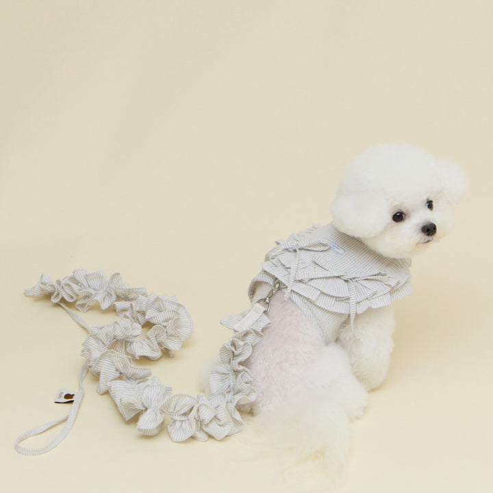 ※予約販売【meaningless】Anna Harness（Stripe Blue）｜犬用ハーネス