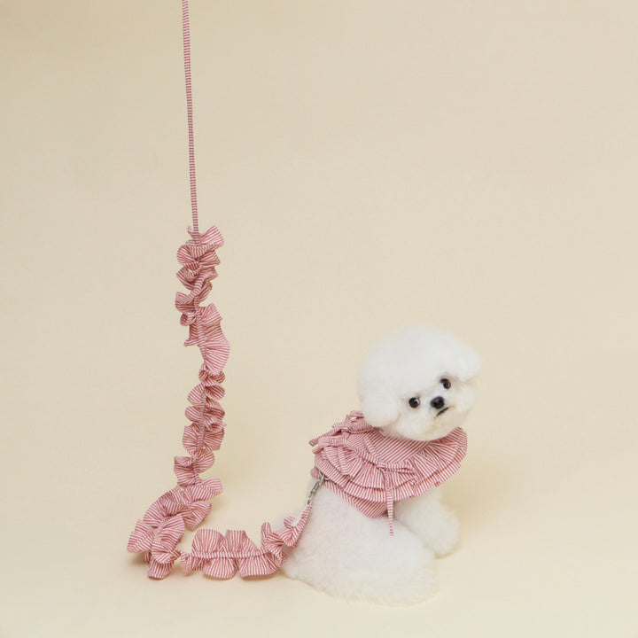 ※予約販売【meaningless】Anna Harness（Stripe Red）｜犬用ハーネス