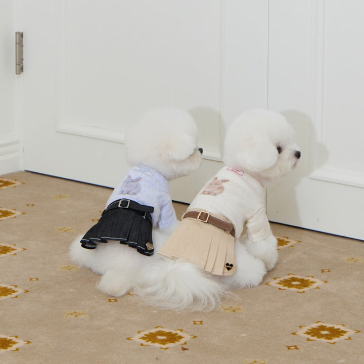※予約販売【meaningless】Birthday Skirt（Beige）