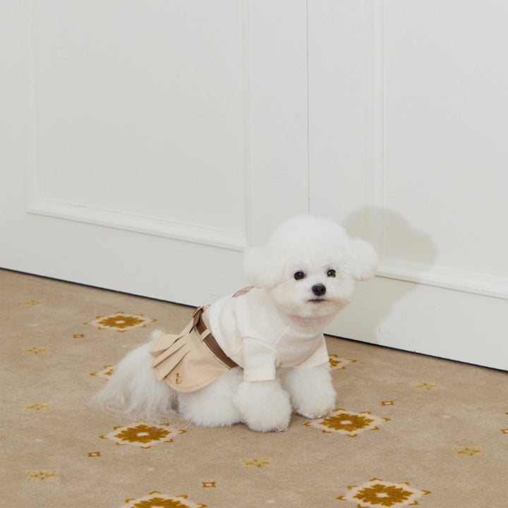※予約販売【meaningless】Bunny Eyelet T-shirt（Beige）