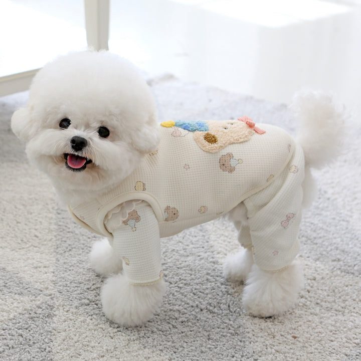 ※予約販売【ITS DOG】Waffle Bear Fur Vest