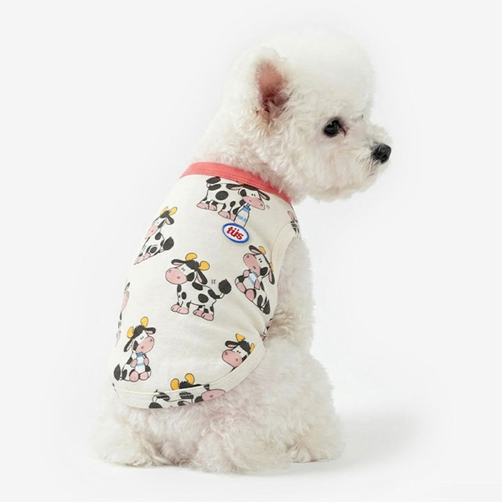 ※予約販売【TUSTUS】Milk Cow Sleeveless