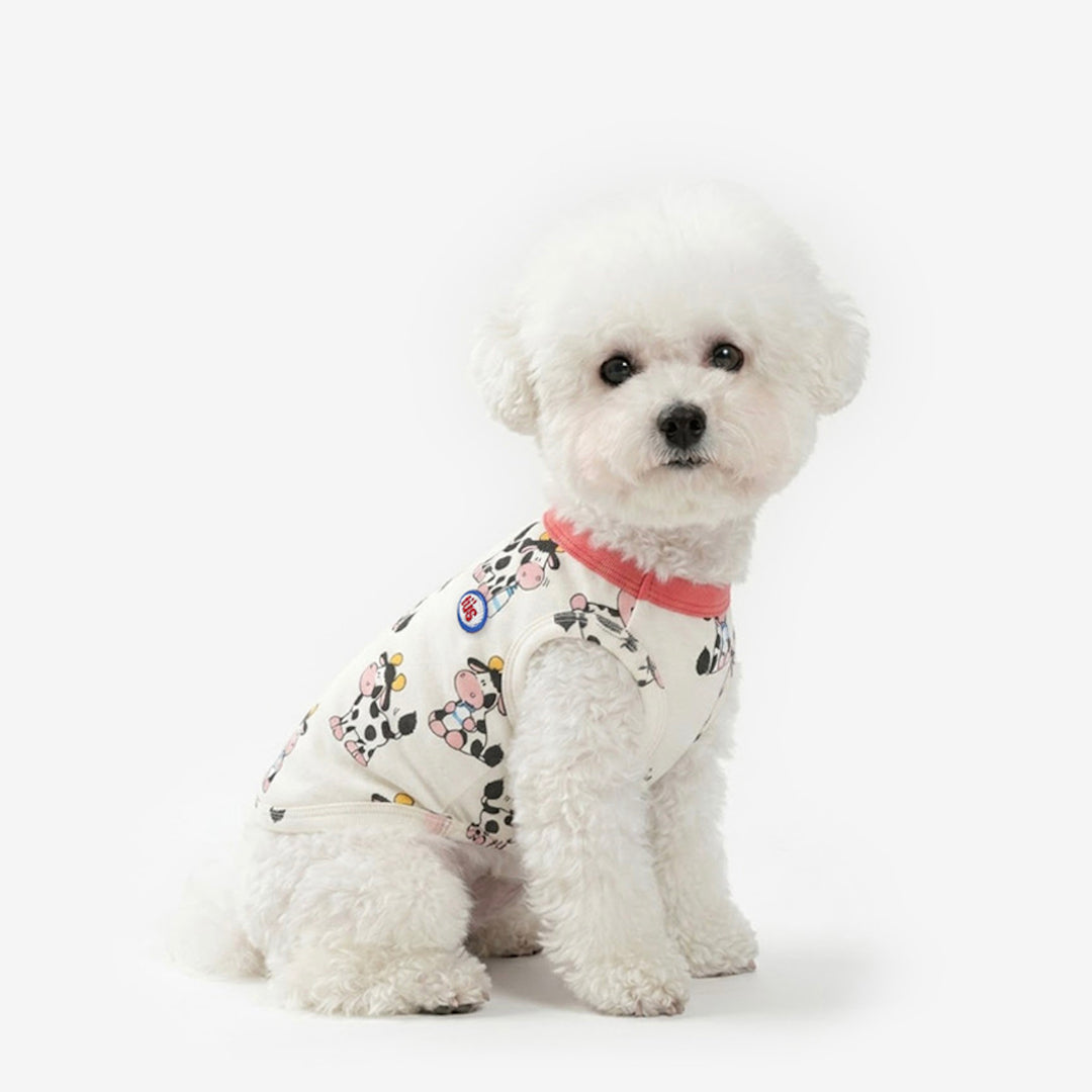 ※予約販売【TUSTUS】Milk Cow Sleeveless