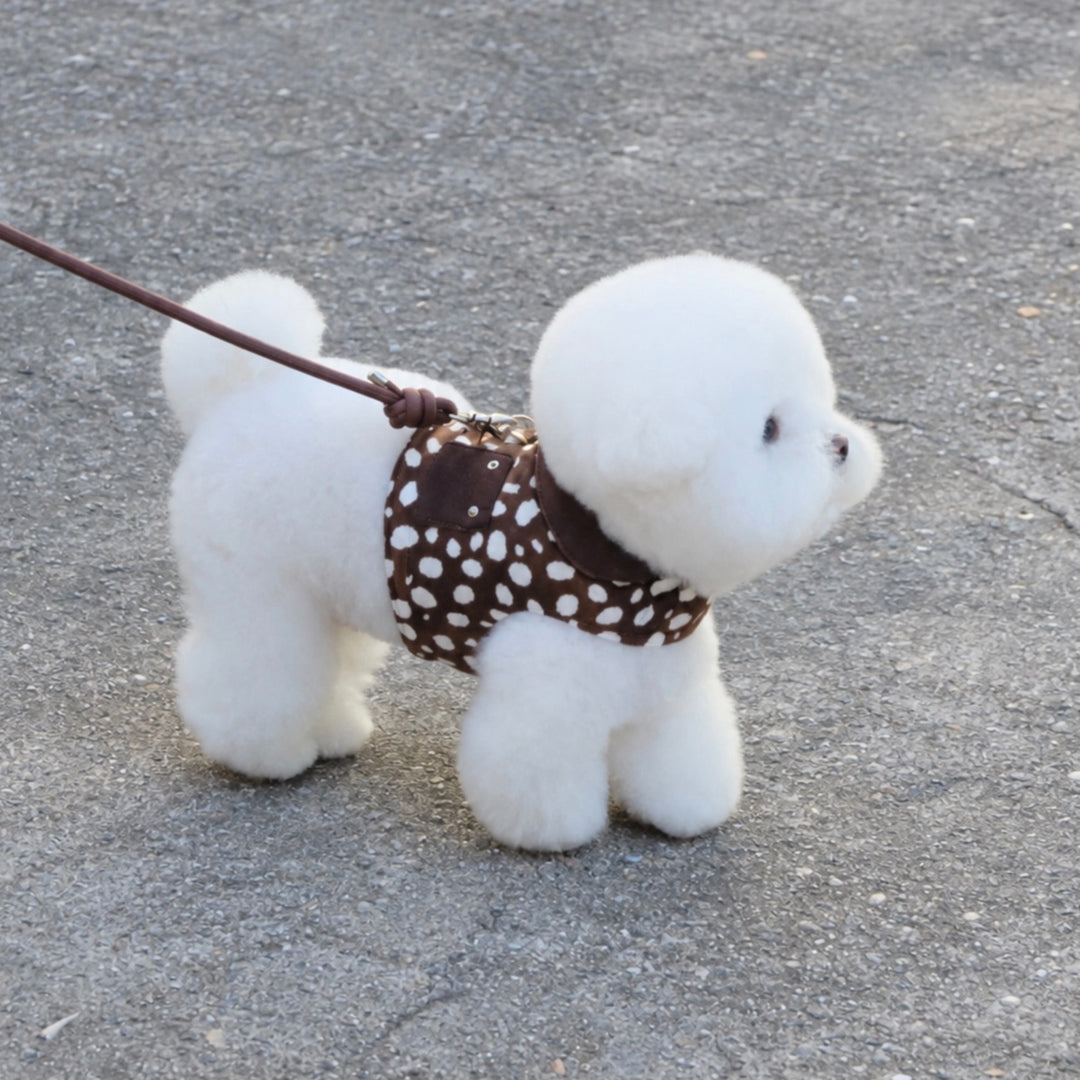 ※予約販売【FREDDIE TALE】Moo Harness（Choco）｜犬用ハーネス