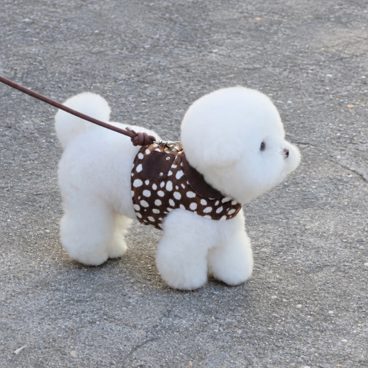 ※予約販売【FREDDIE TALE】Moo Harness（Choco）｜犬用ハーネス