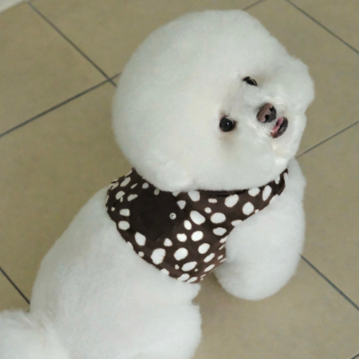 ※予約販売【FREDDIE TALE】Moo Harness（Choco）｜犬用ハーネス