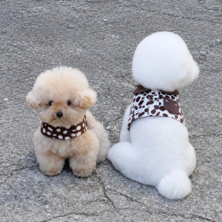 ※予約販売【FREDDIE TALE】Moo Harness（Milk）｜犬用ハーネス