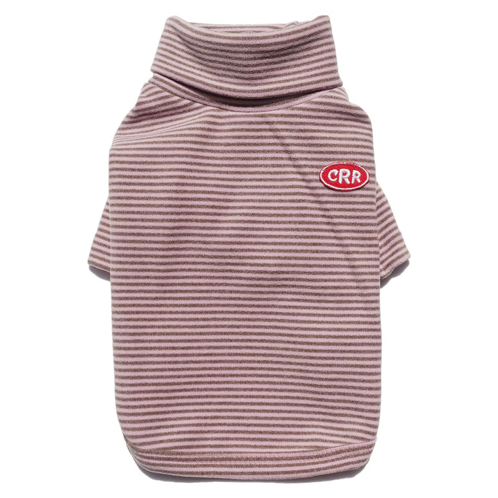 ※予約販売【CRR】Powdery Stripe Pola Tee（Plum）
